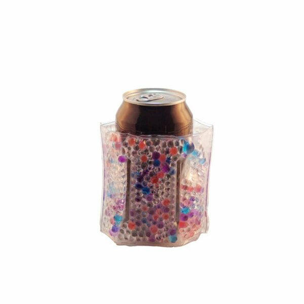 Zees Creations The Cool Sack, Beaded Can Cooler - Blue, Purple, Clear, Pink CS9110